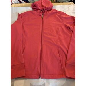 Danskin Now Girls L 12–14 Pink Full Zip Hoodie Jacket Athletic Activewear